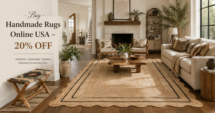 Buy Handmade Rugs Online in USA – Loved by Homes Across New York, Texas & California