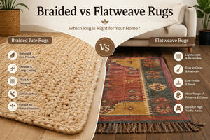 Braided vs Flatweave Rugs: Which Handmade Rug Is Better for Modern Virginia Homes?