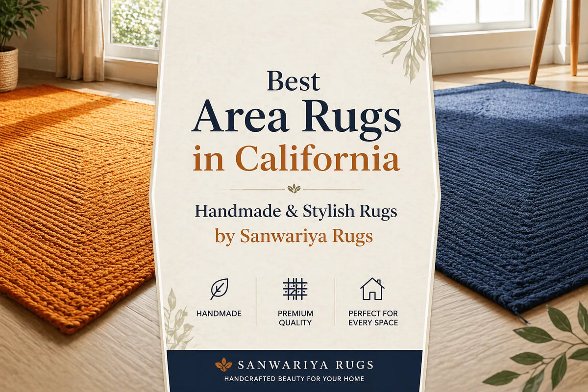 Cal Rugs Best Area Rugs in California | Handmade by Sanwariya Rugs
