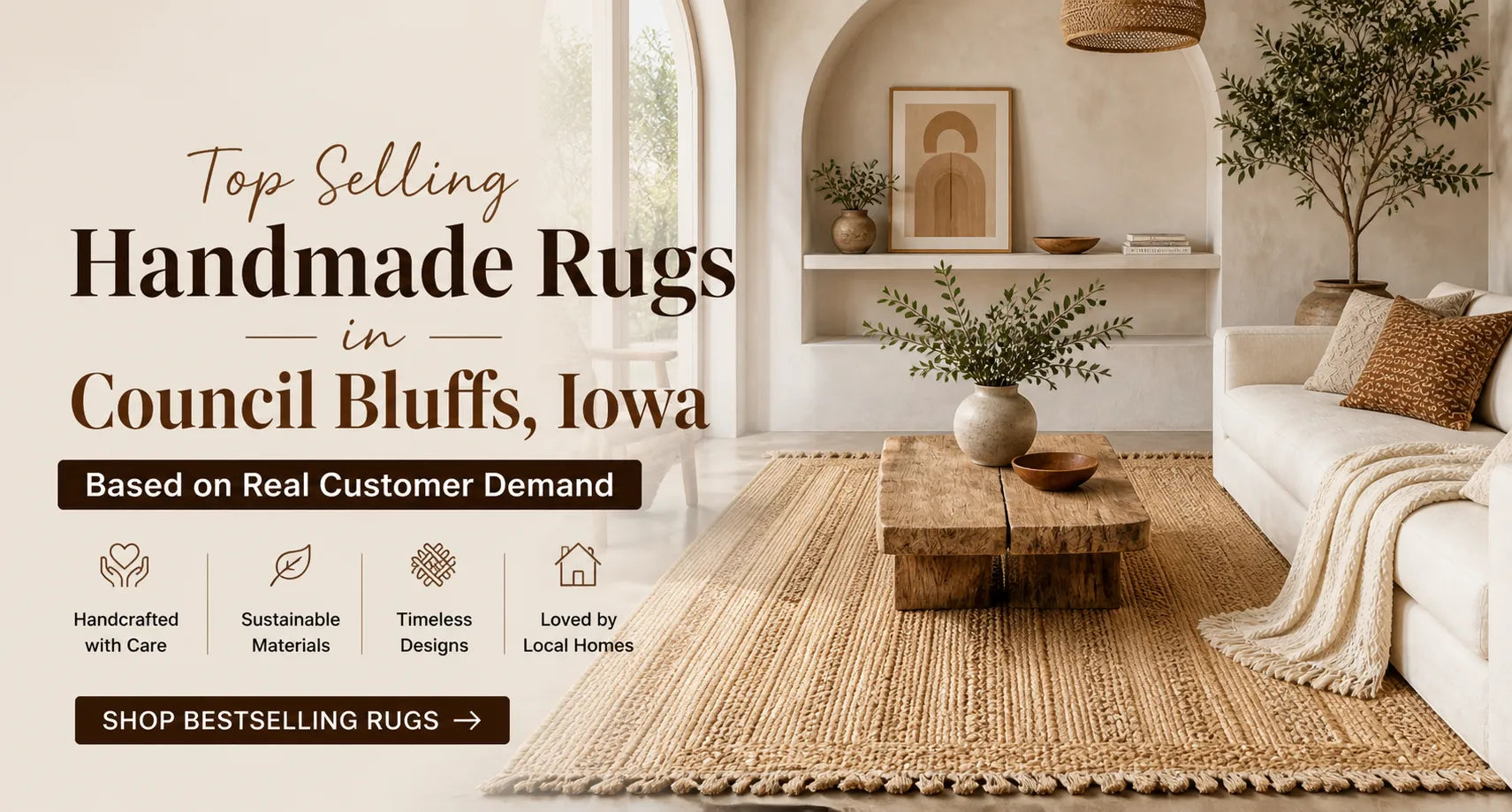 Top Selling Handmade Rugs in Council Bluffs, Iowa – Based on Real Customer Demand