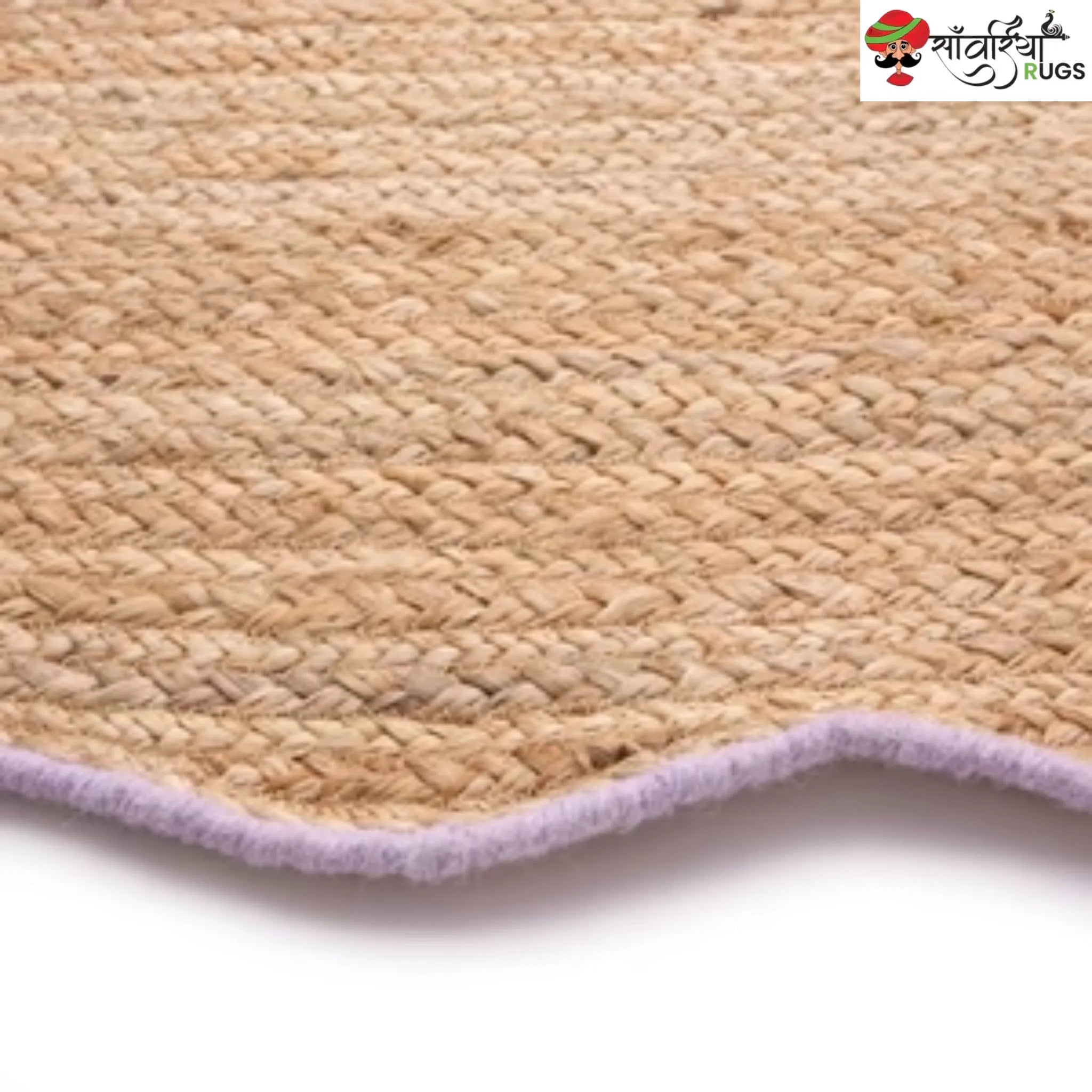 Decorative Jute Runner Rug for Kitchen, Hallway & Stairs