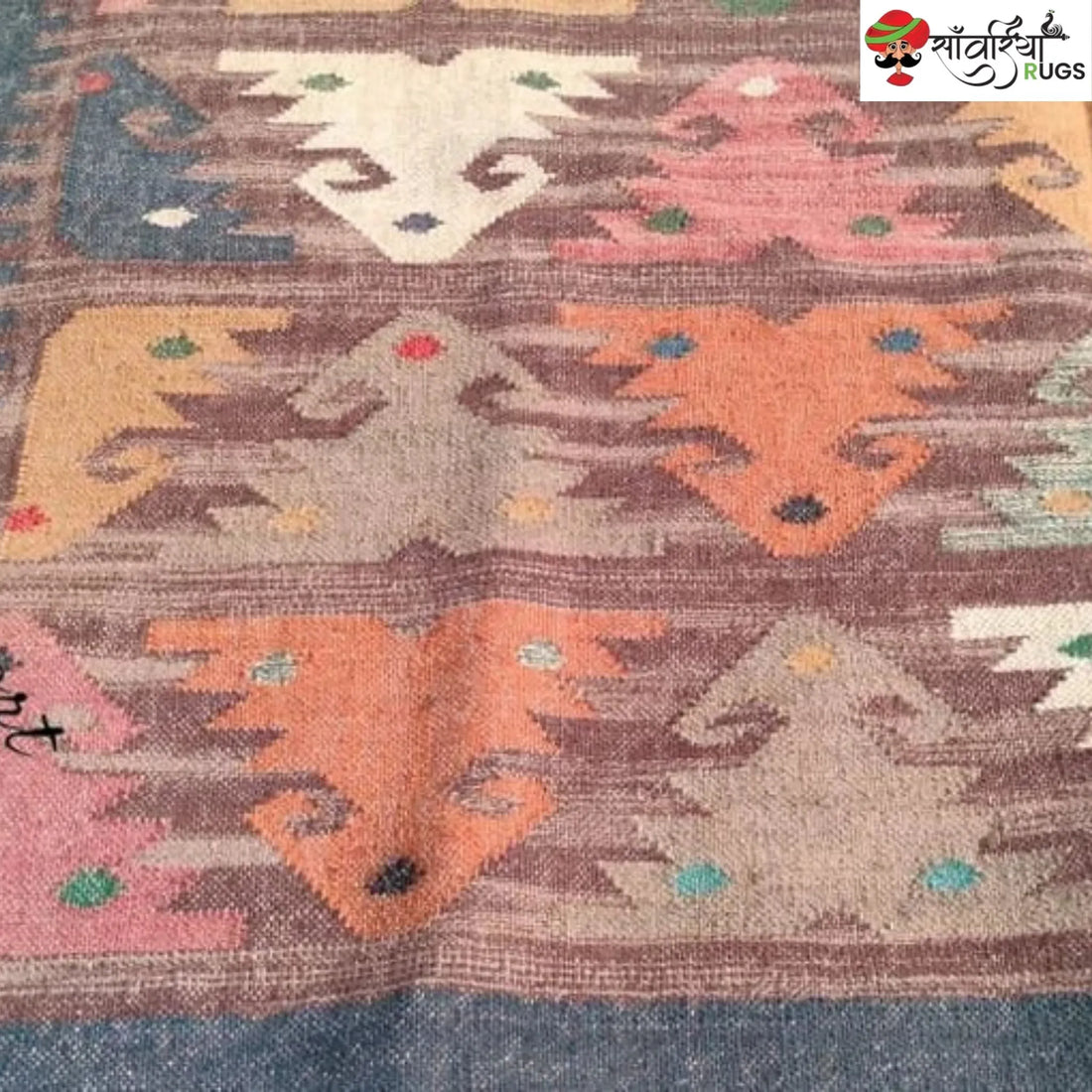 Handwoven Kilim Rug – Traditional Artisan Craft