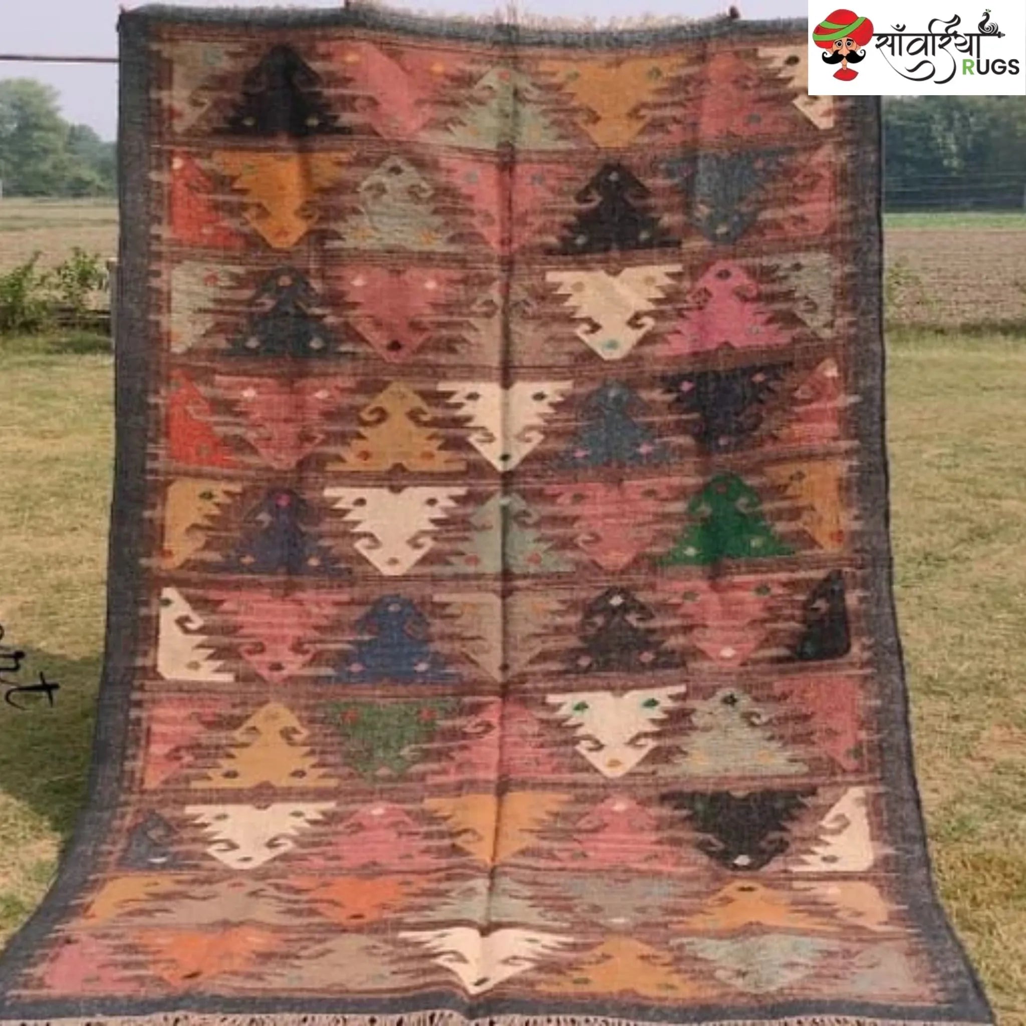 Handwoven Kilim Rug – Traditional Artisan Craft
