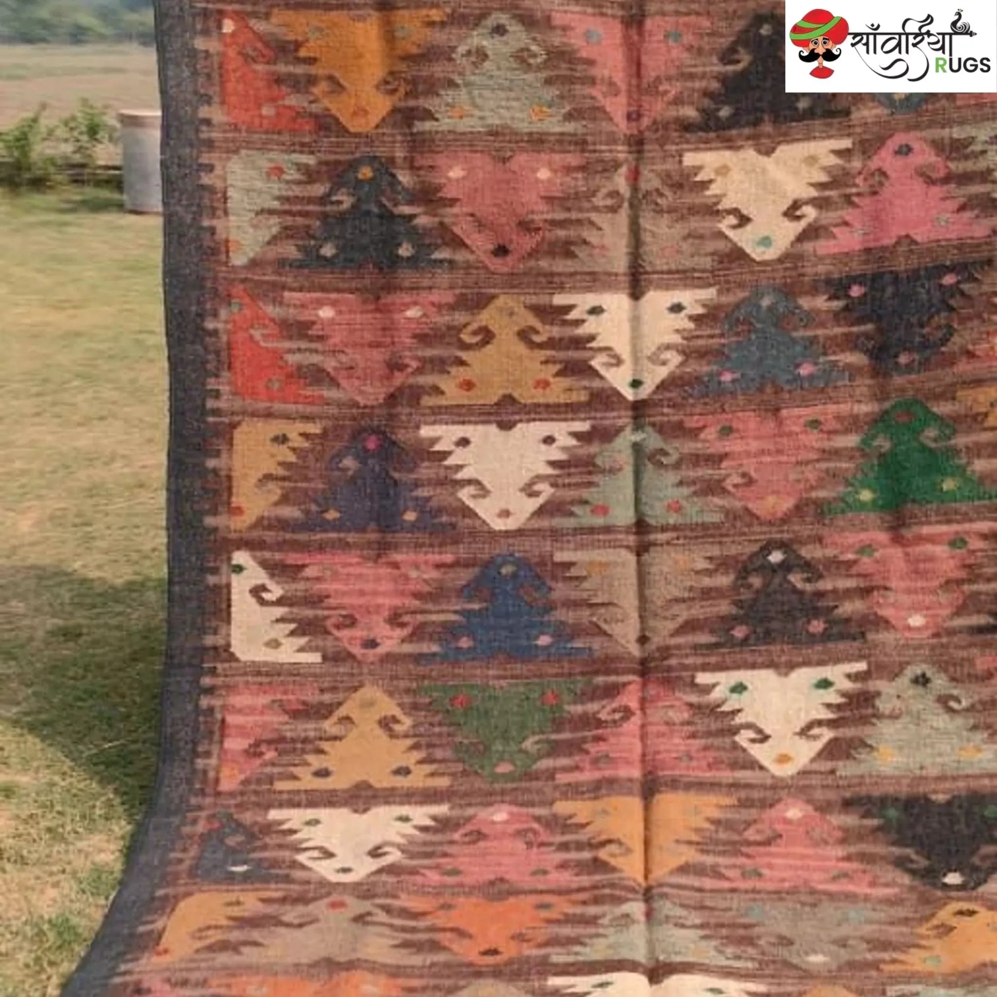 Handwoven Kilim Rug – Traditional Artisan Craft