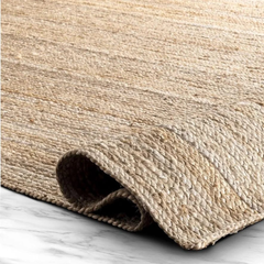 Handmade Natural Jute rugs and runner for floor decor