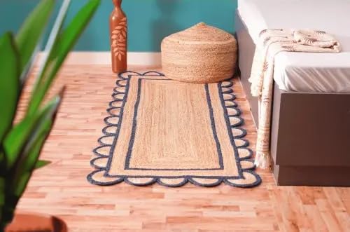 Tapis Kilim fait main, tapis en laine et jute tissés à la main, tapis Kilim Dhurrie fait main, motifs orientaux, maison