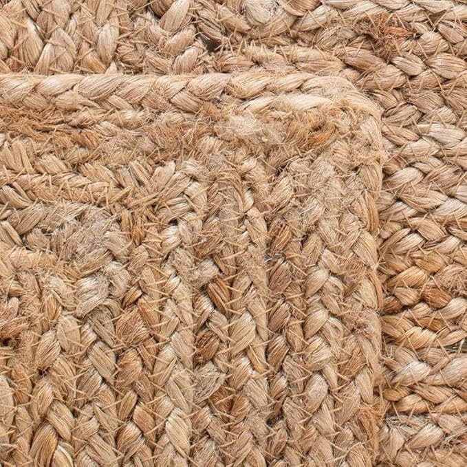 Handmade Natural Jute Braided Runner Rug, Bohemian, Coastal, Farmhouse Decor