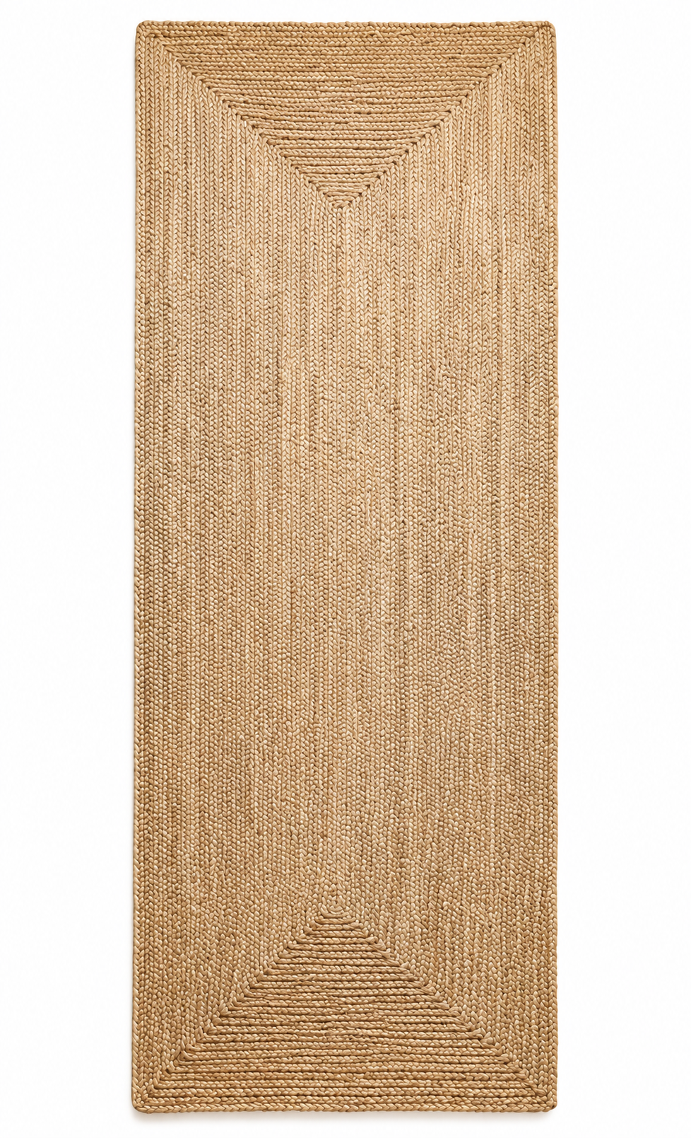 a rectangular woven mat or rug with a textured, woven appearance.