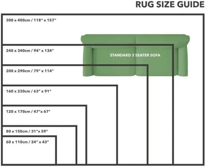 Natural Jute Area Rug with Scalloped Edges & Double Border – Handwoven Rug