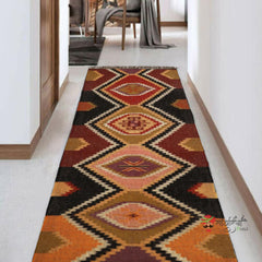 Handmade Kilim Rug  Handwoven Wool and Jute Rug Handmade Kilim Dhurrie Rug Motifs Oriental,,Treditional