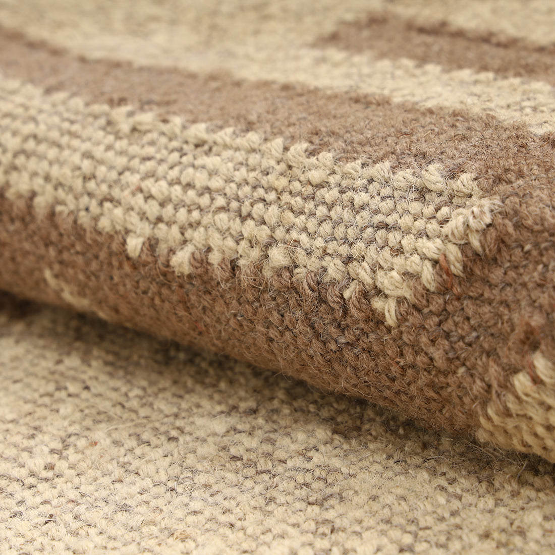 Handwoven Kilim Area Rug for Tribal Geometric Interiors