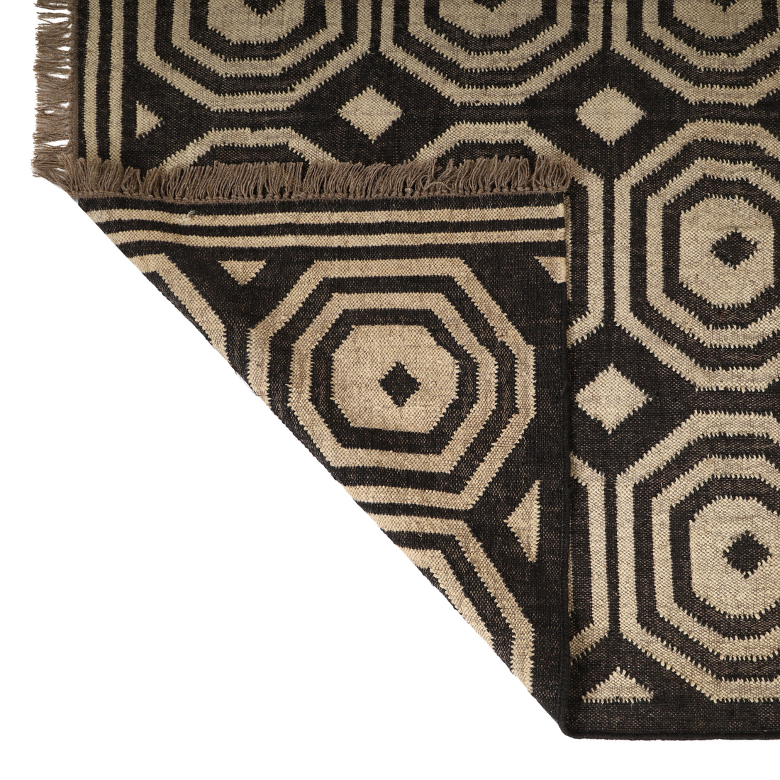 Kilim Wool Jute Rug – Handwoven Southwestern Style