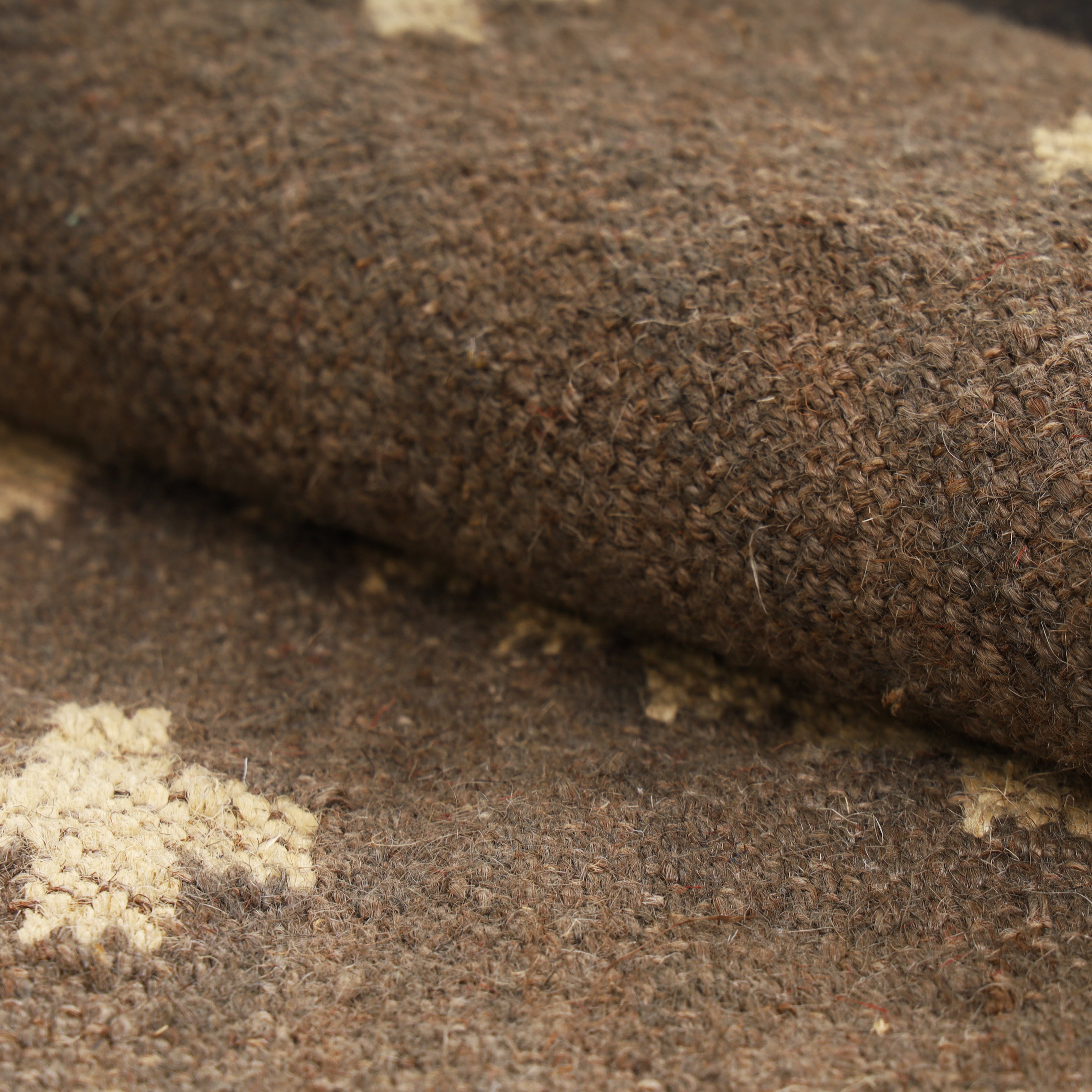 Handwoven Wool Jute Kilim Runner – Oriental Indian Geometric Dhurrie Style