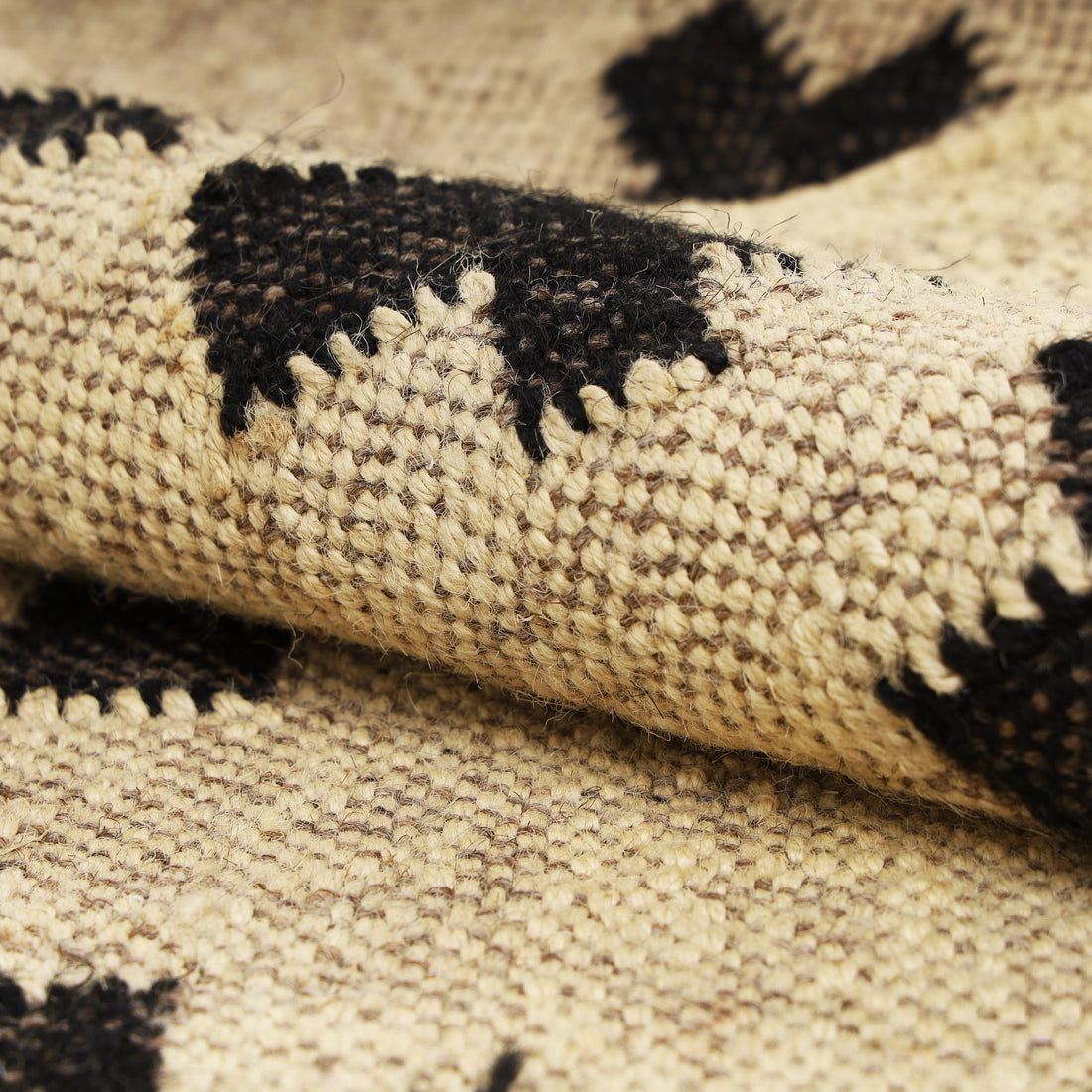 Handmade Wool Jute Kilim Runner Rug – Bohemian Hallway Decor | Custom Large Size