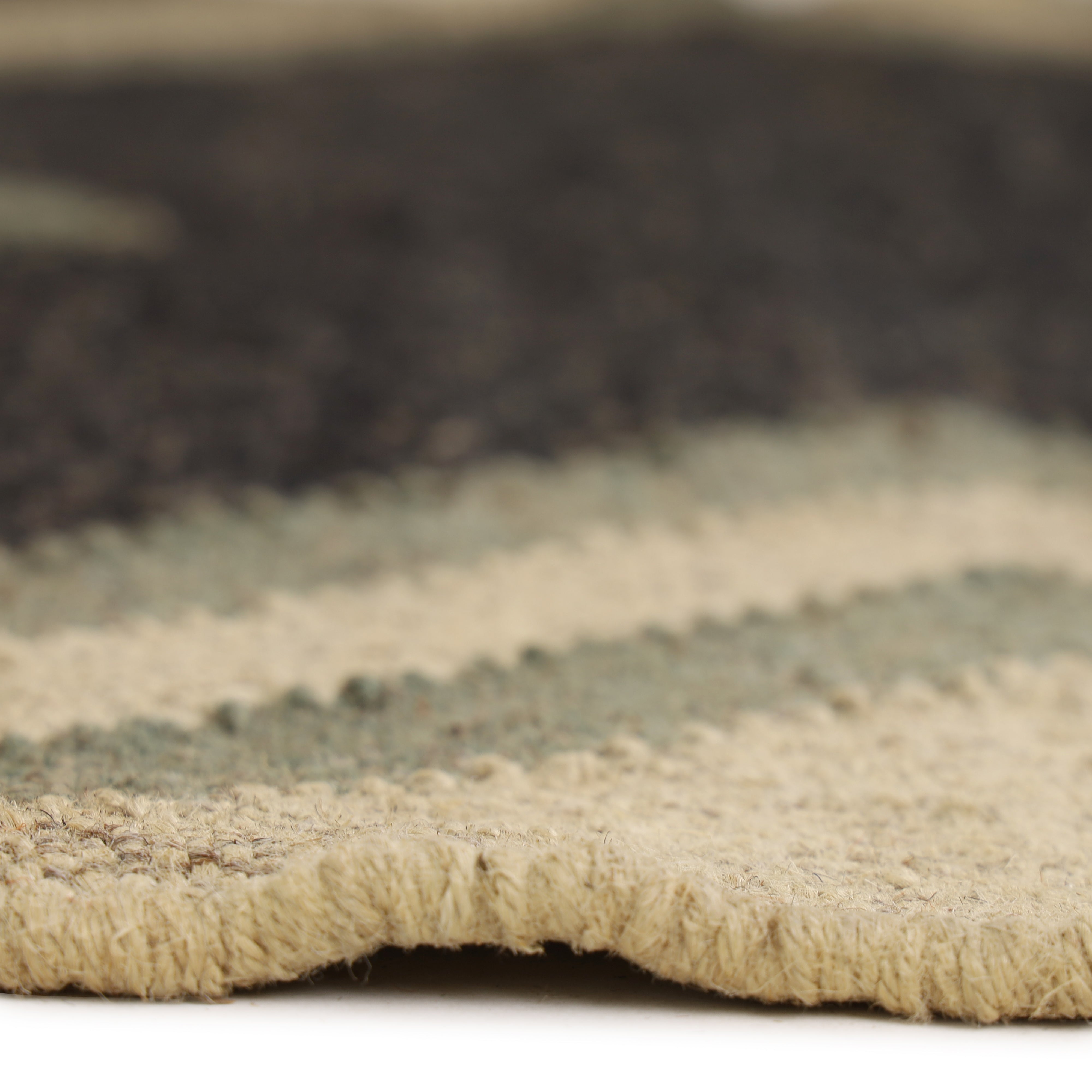 Handmade Wool Jute Kilim Runner for Boho Hallway Interiors