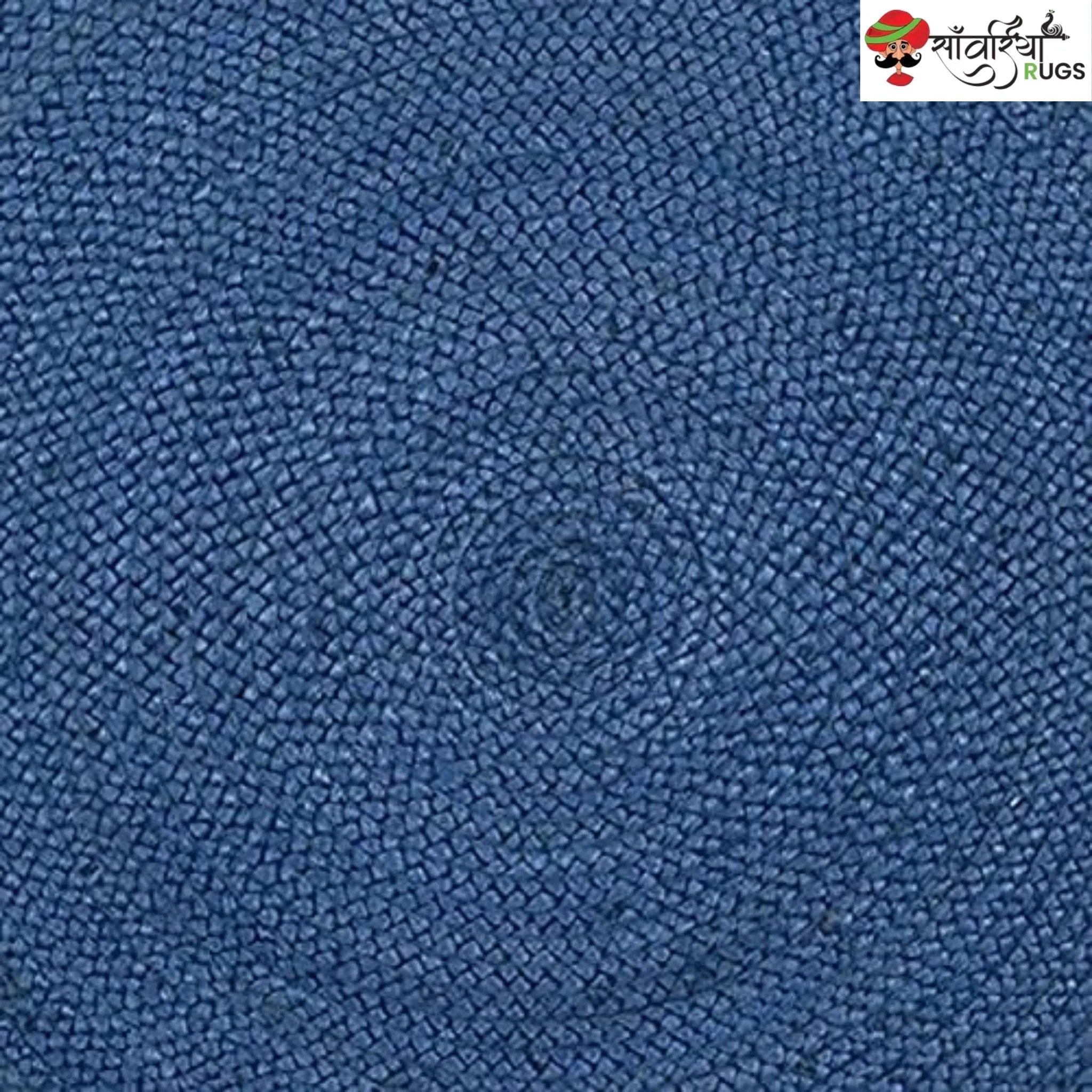 Handmade Bohemian Round Jute Rug – Multicolor Decorative Area Rug