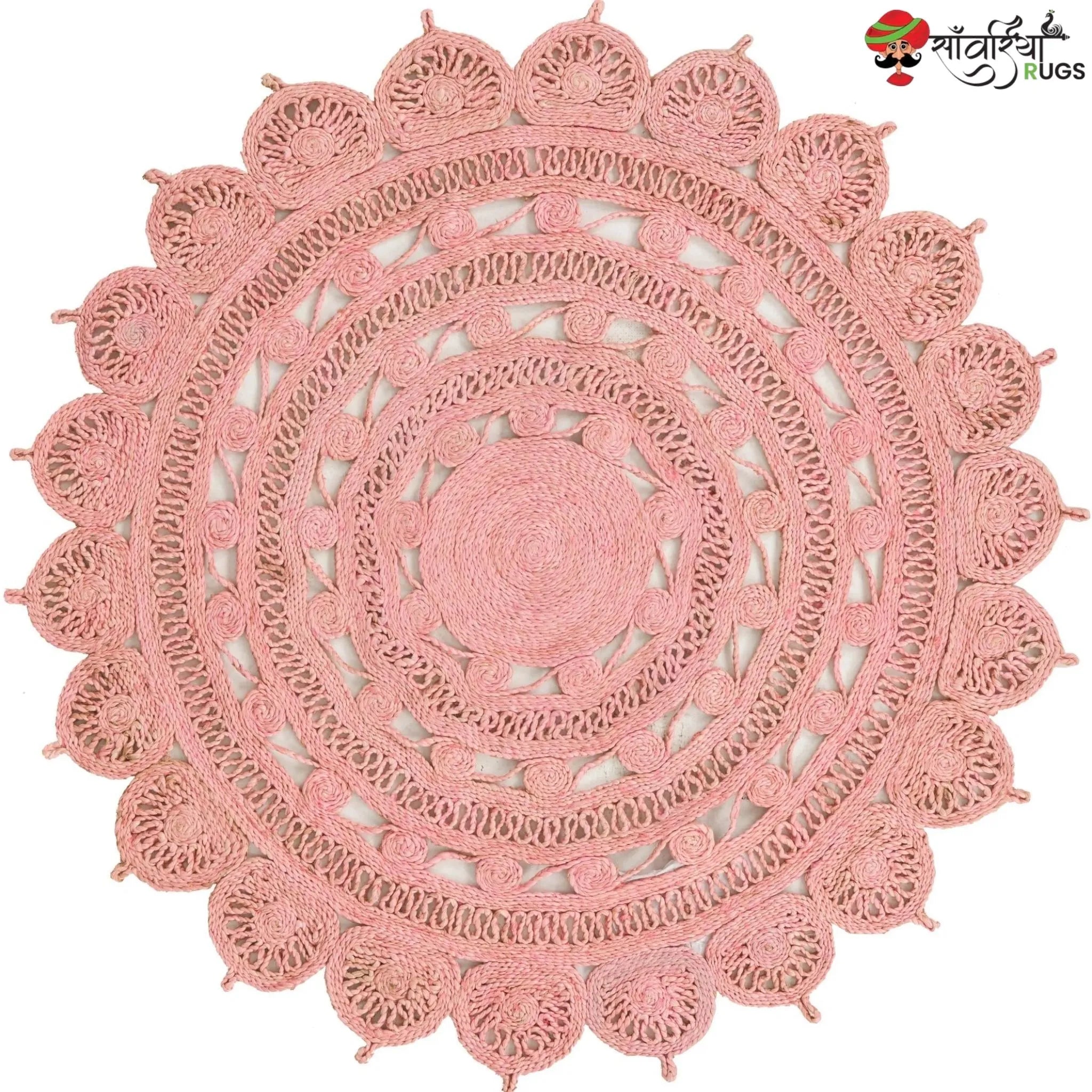 Handcrafted Braided Jute Round Rug for Eco-Friendly Interiors