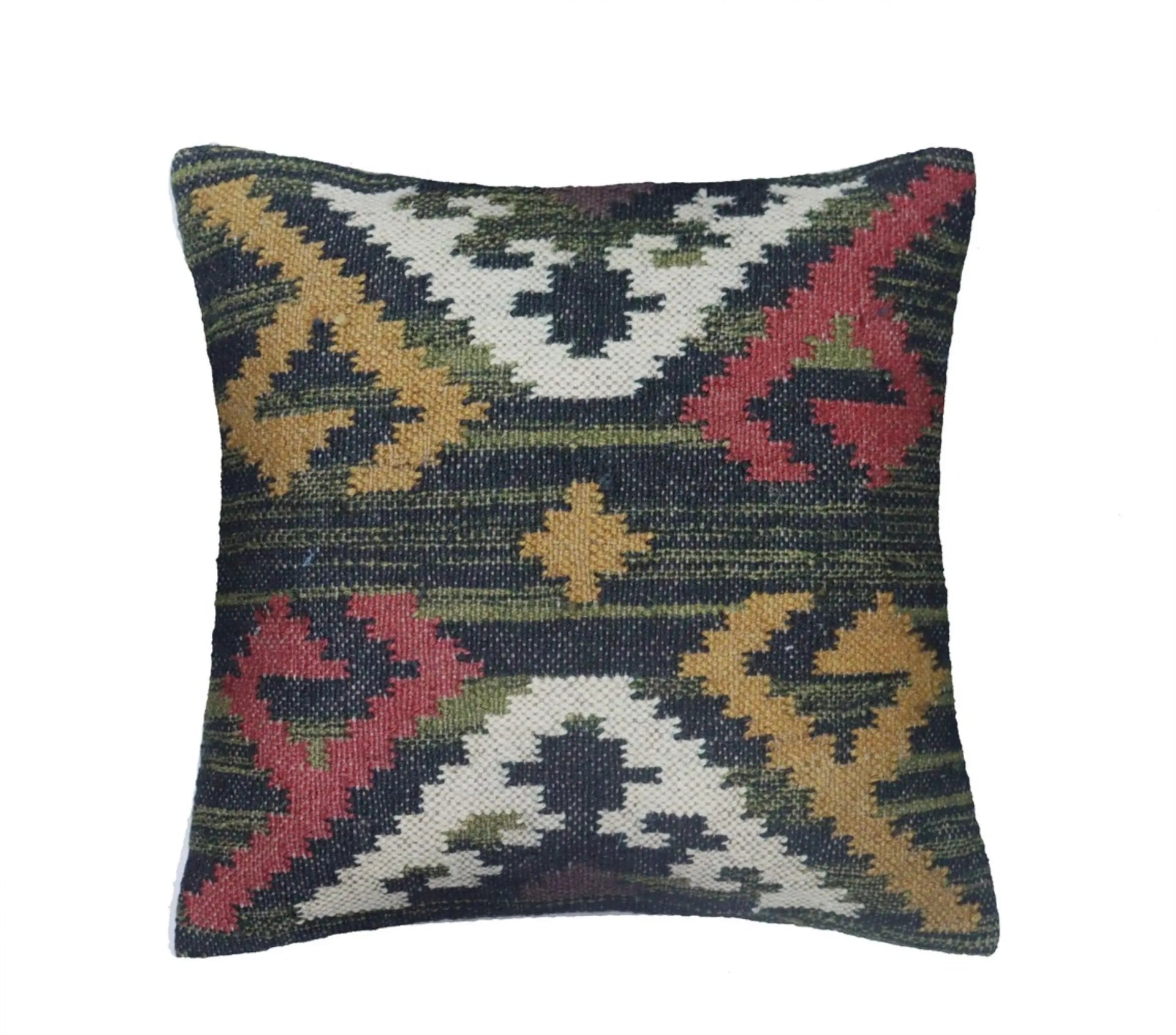 45x45 cm Bohemian Wool Jute Kilim Pillowcases