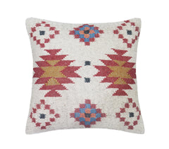 Handwoven 4 Set Wool Jute Kilim Pillows