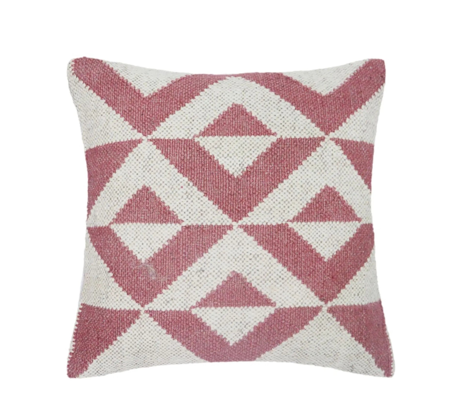 Set of 4 Handmade Wool Jute Kilim Cushion Covers