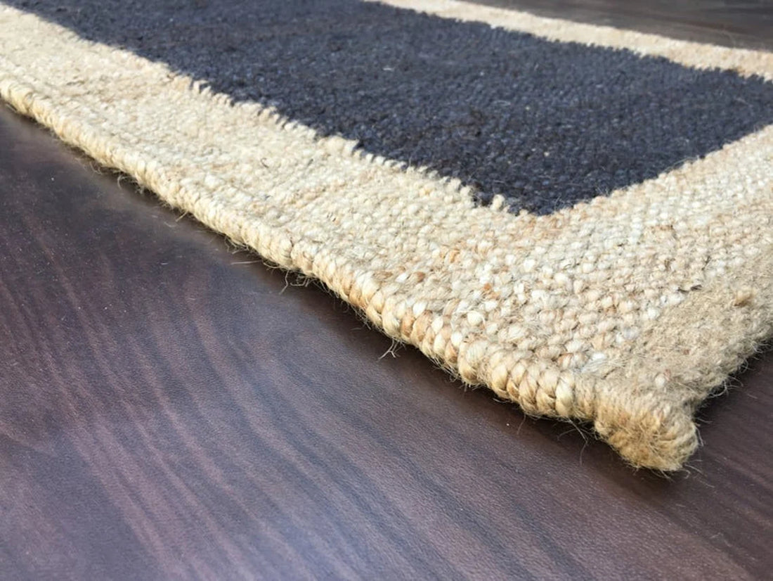 Handwoven Hemp & Jute Runner Rug – Multiple Lengths