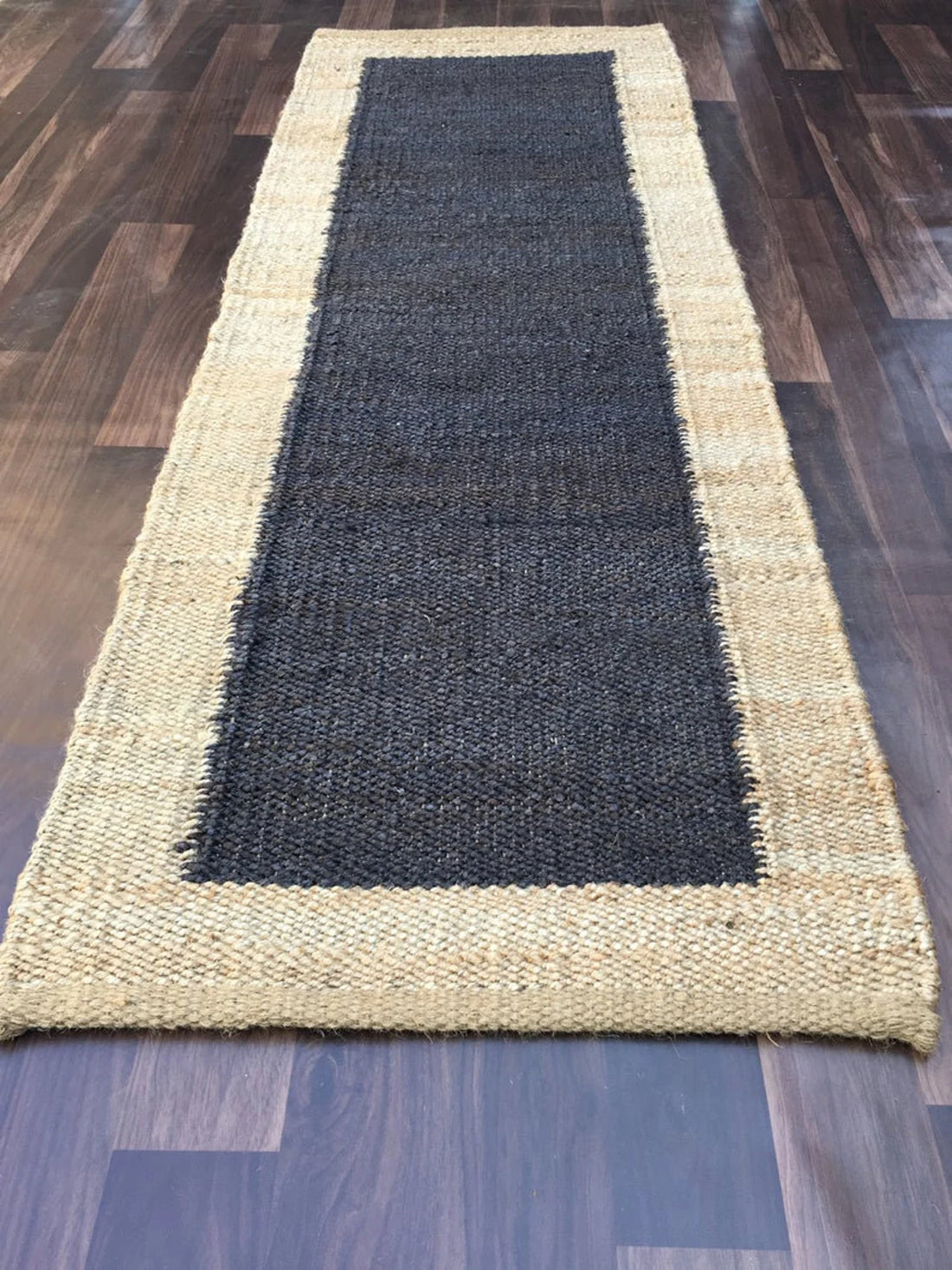 Handwoven Hemp & Jute Runner Rug – Multiple Lengths