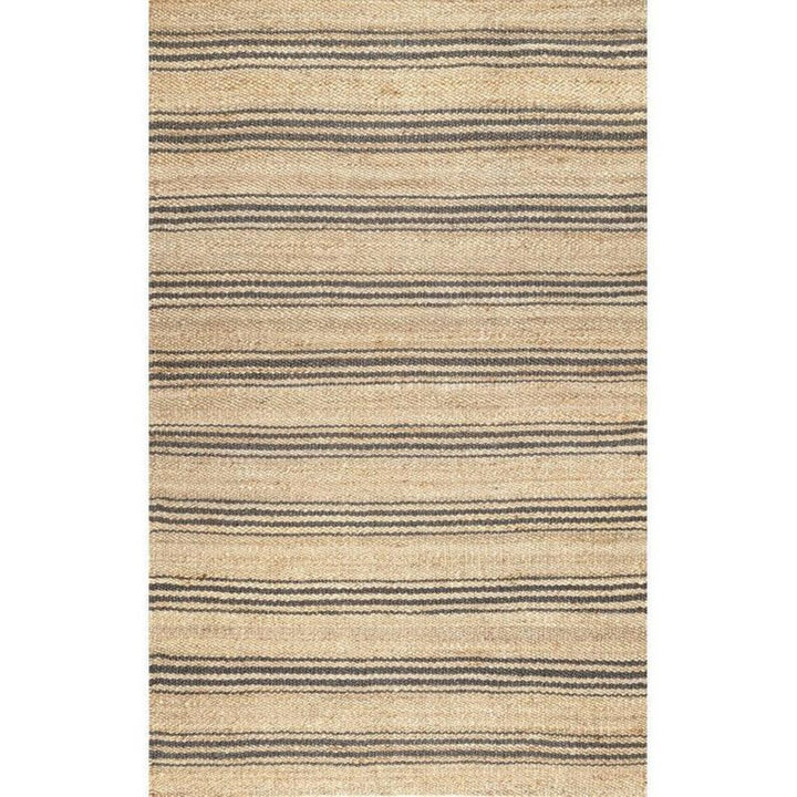 Handwoven Natural Jute Area Rug – Eco-Friendly Flatweave