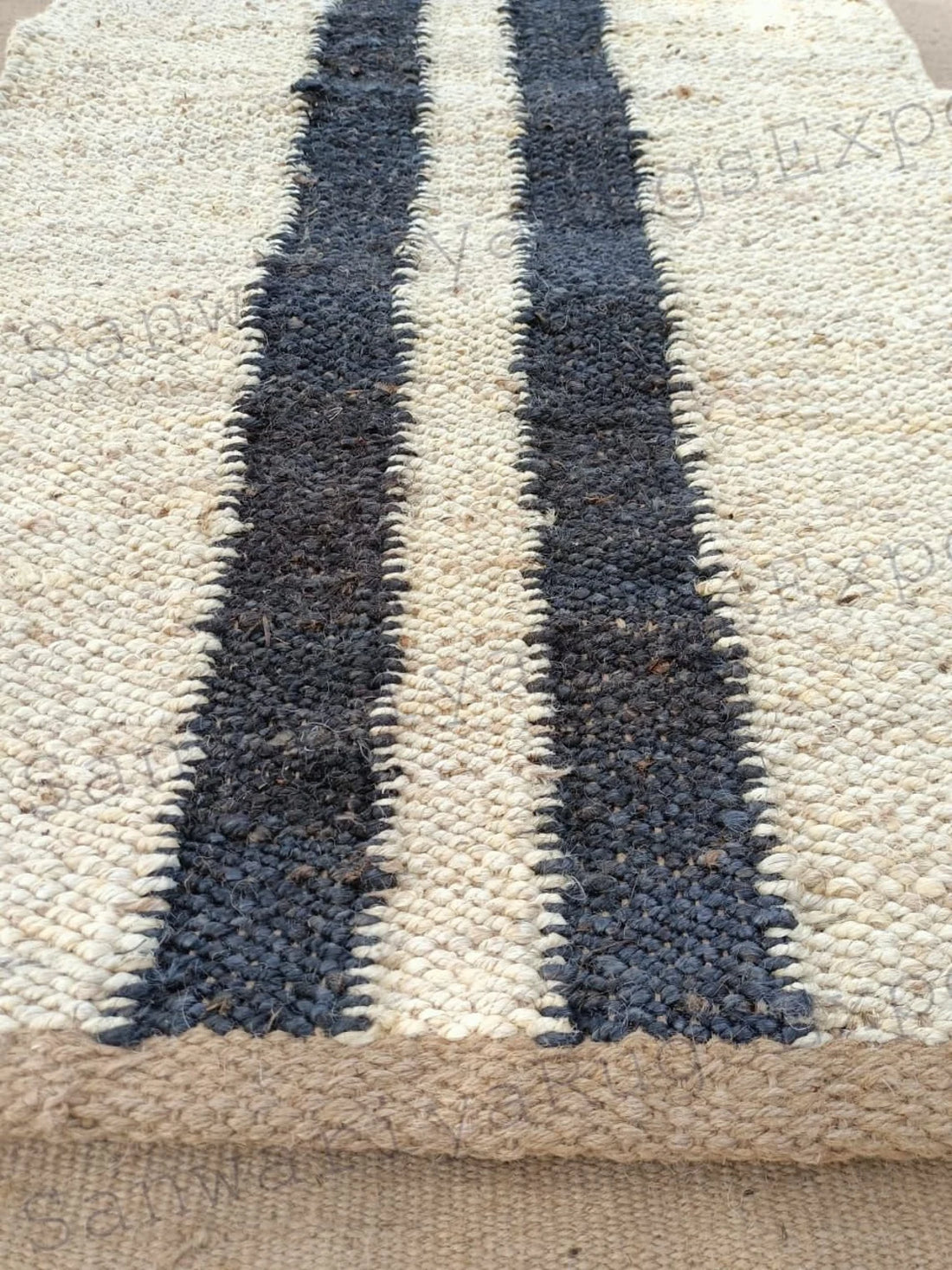 Handloom Natural Jute Runner | Braided Boho Farmhouse Hallway Rug