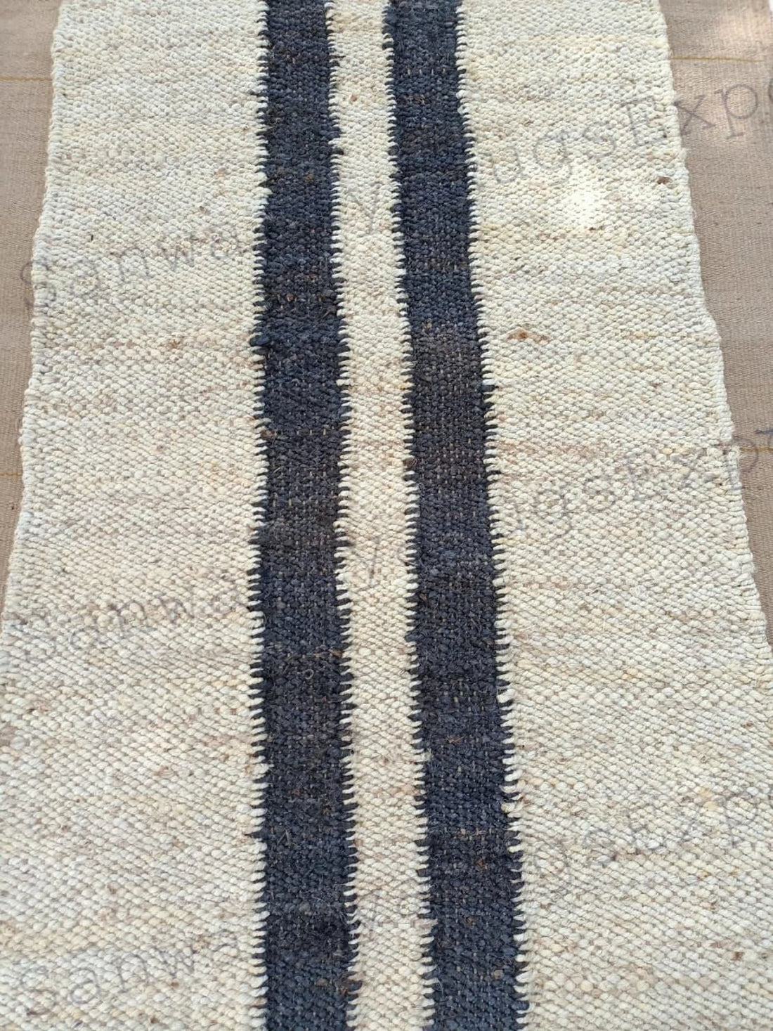 Handloom Natural Jute Runner | Braided Boho Farmhouse Hallway Rug