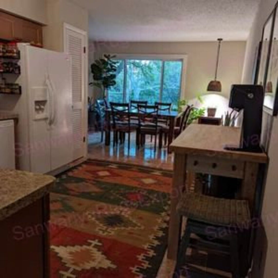 Kilim Rug Handwoven Wool and Jute Rug – Traditional Indian Flatweave Dhurrie