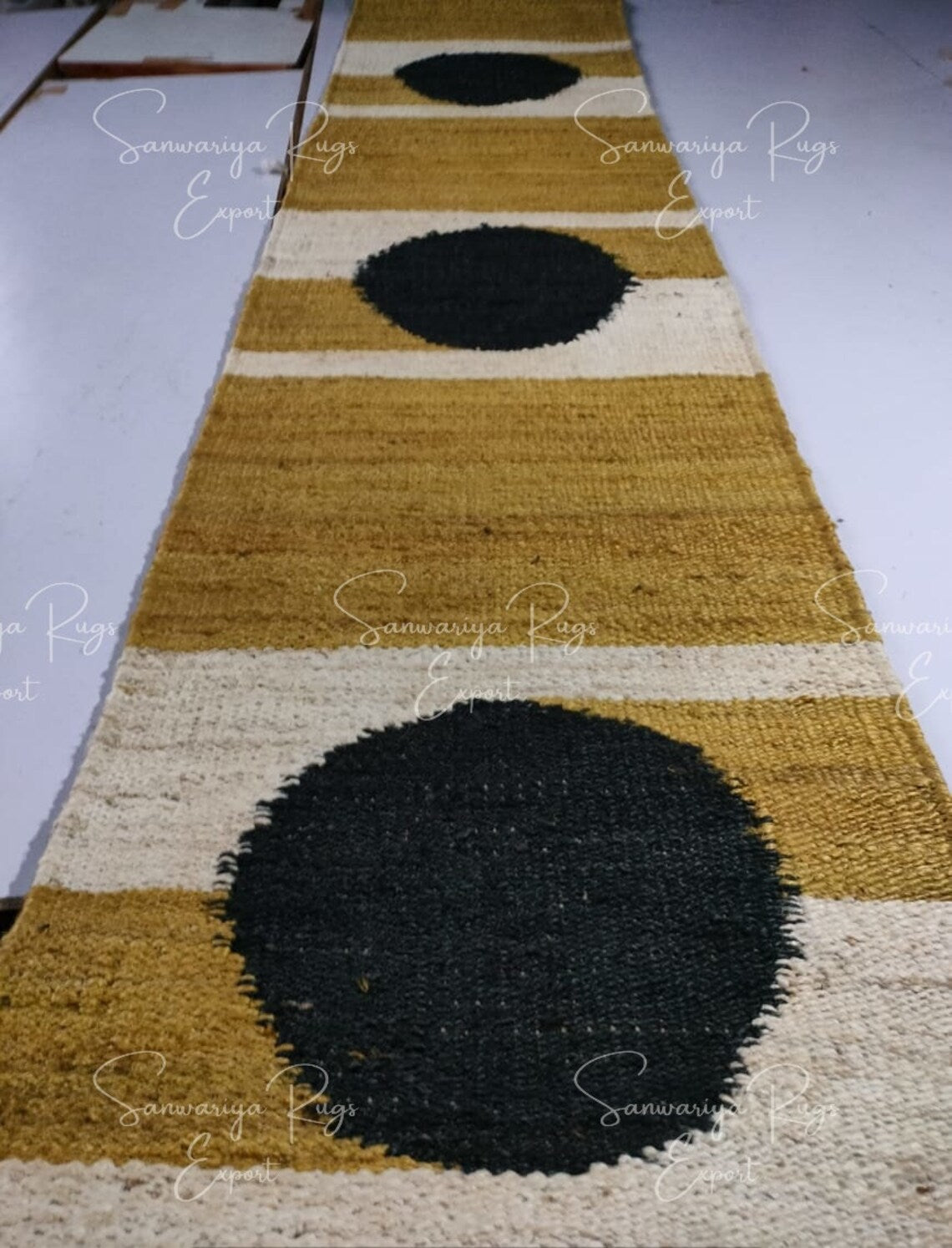Natural Hemp & Jute Hallway Runner