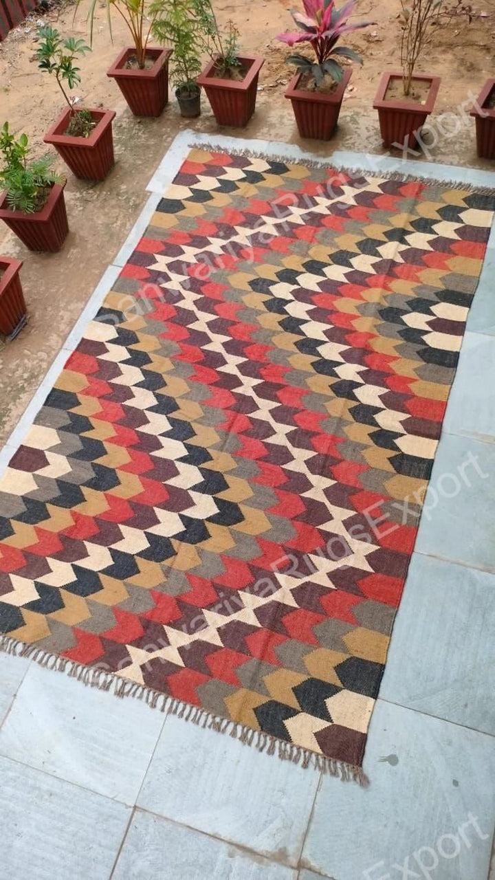 Natural Jute Rug & Runner – Handcrafted Boho Carpet