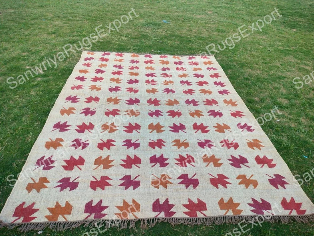Kilim Rug Wool Jute Dhurrie