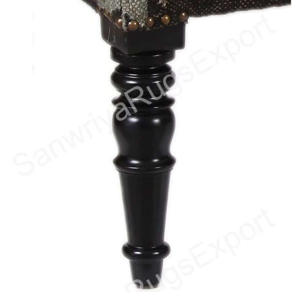 Handmade Kilim Bench – Acacia Wood Ottoman with Wool Jute Seat