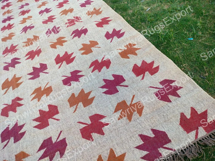 Kilim Rug Wool Jute Dhurrie