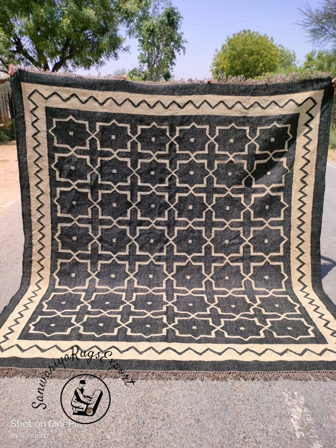 Traditional Indian Handmade Kilim Rug Handmade, Kilim Dhurrie Rug