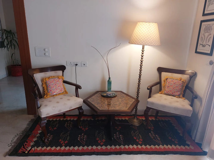 Black Handmade Kilim Runner