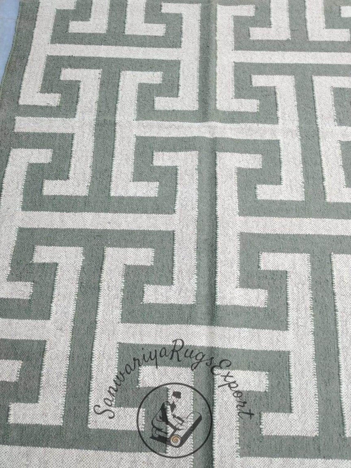 Kilim Rug Wool Jute Dhurrie