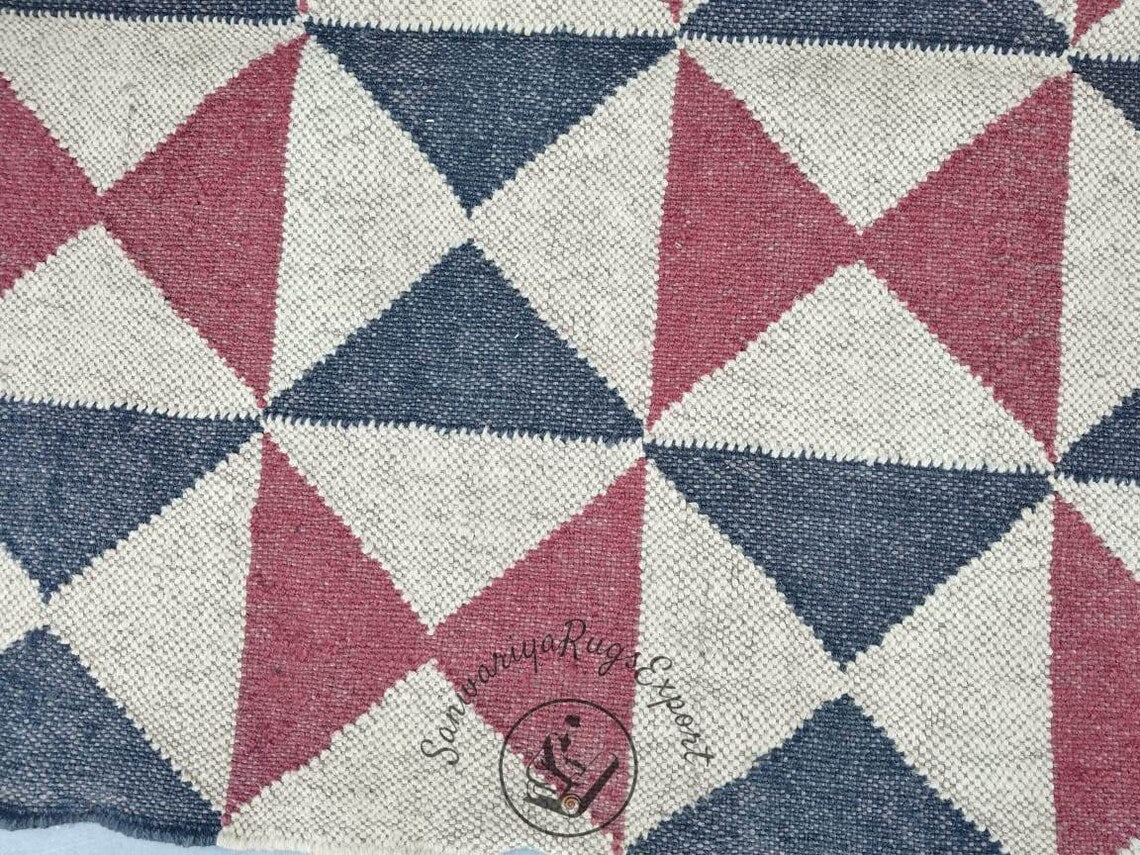 Kilim Rug Wool Jute Dhurrie