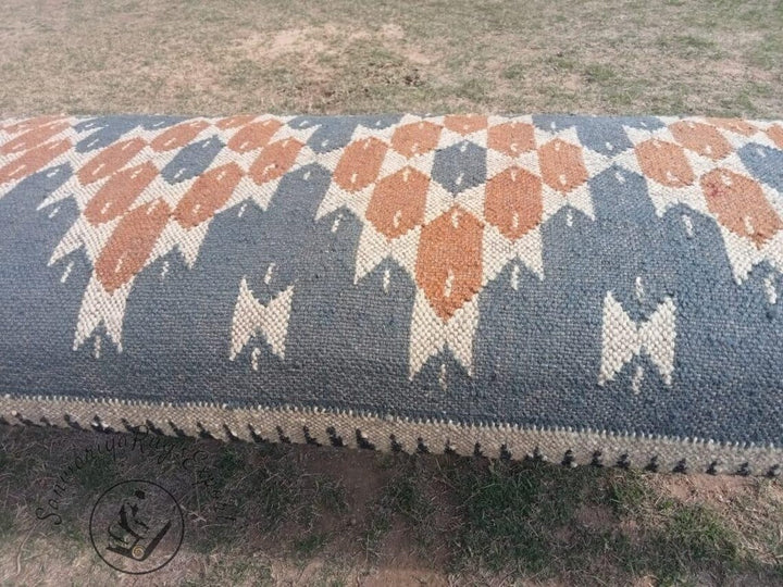 Kilim Bench – Handmade Wooden Ottoman Seat