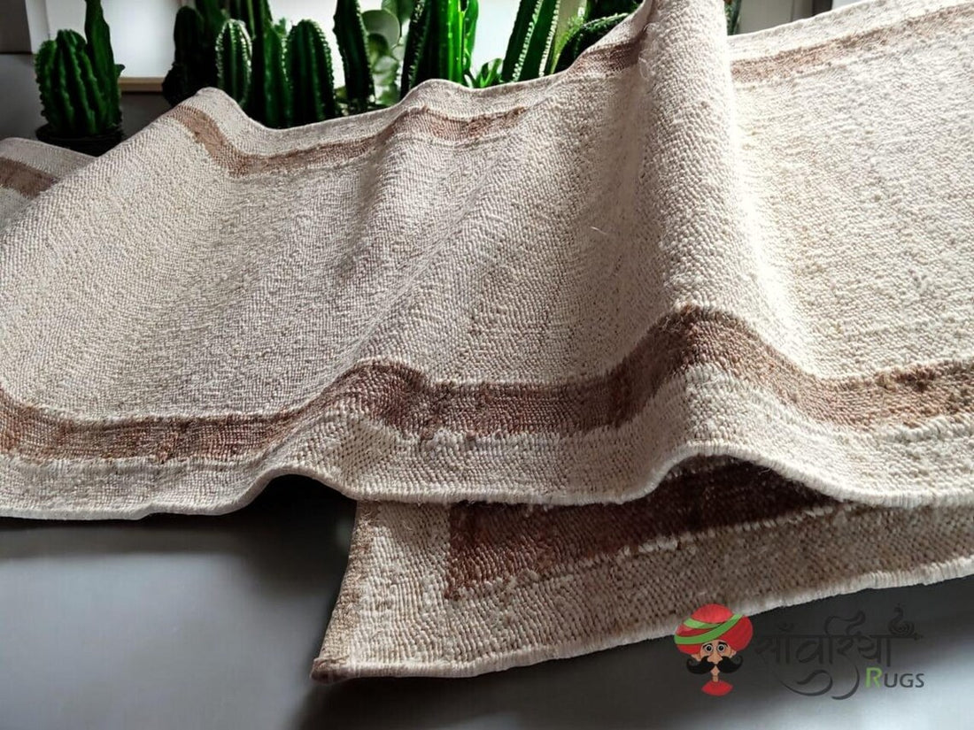 Hemp Jute Stair Runner Rug | Natural Eco-Friendly Hallway Carpet