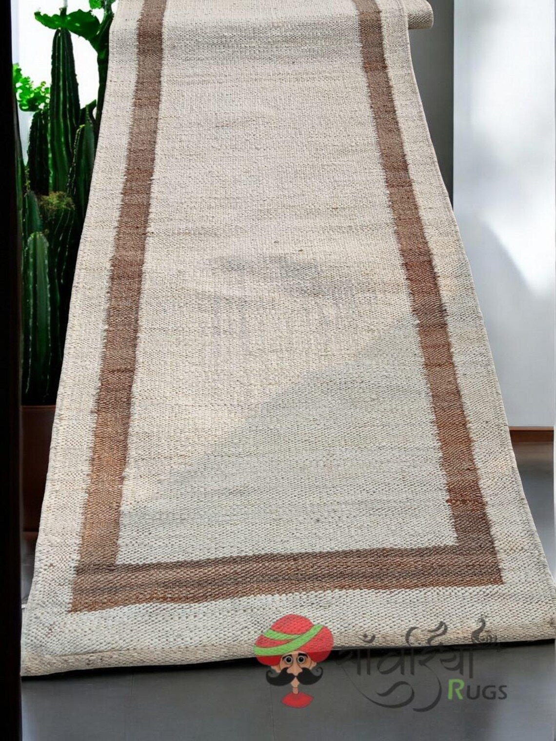Hemp Jute Stair Runner Rug | Natural Eco-Friendly Hallway Carpet