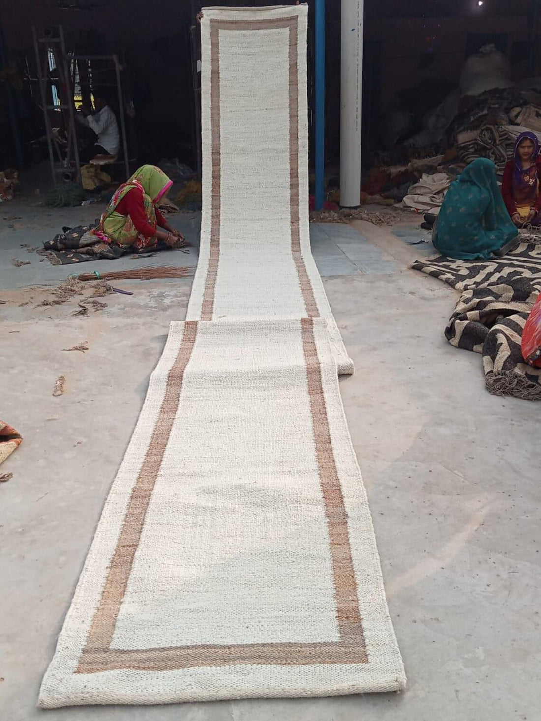 Hemp Jute Stair Runner Rug | Natural Eco-Friendly Hallway Carpet