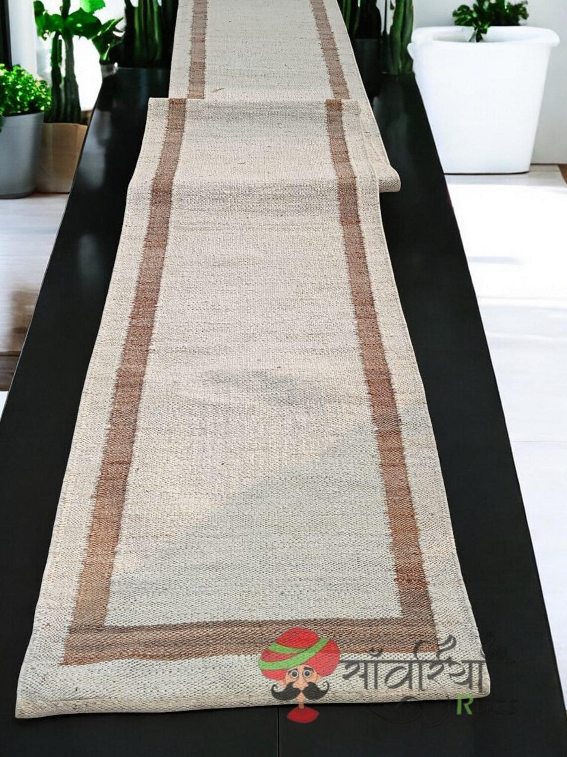 Hemp Jute Stair Runner Rug | Natural Eco-Friendly Hallway Carpet