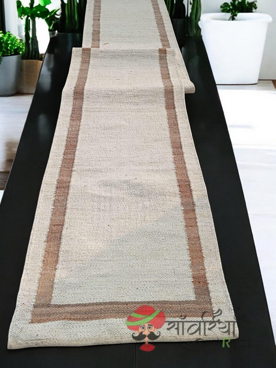 Hemp Jute Stair Runner Rug | Natural Eco-Friendly Hallway Carpet