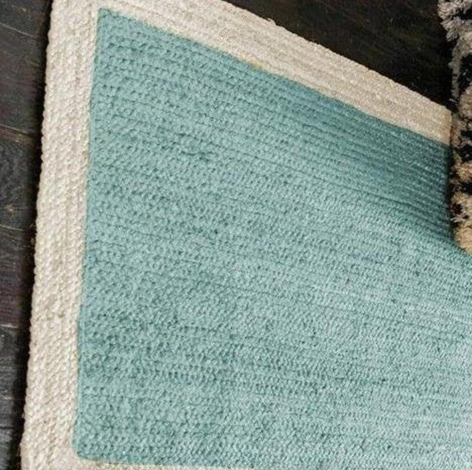 Handwoven Jute Runner Rug | Braided Natural Runner Carpet | Eco-Friendly Custom Size Hallway Rug by Sanwariya Rugs