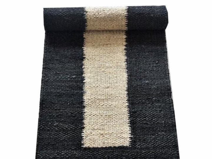 Handmade Natural Jute Hemp Runner Rug – Eco-Friendly Home Decor