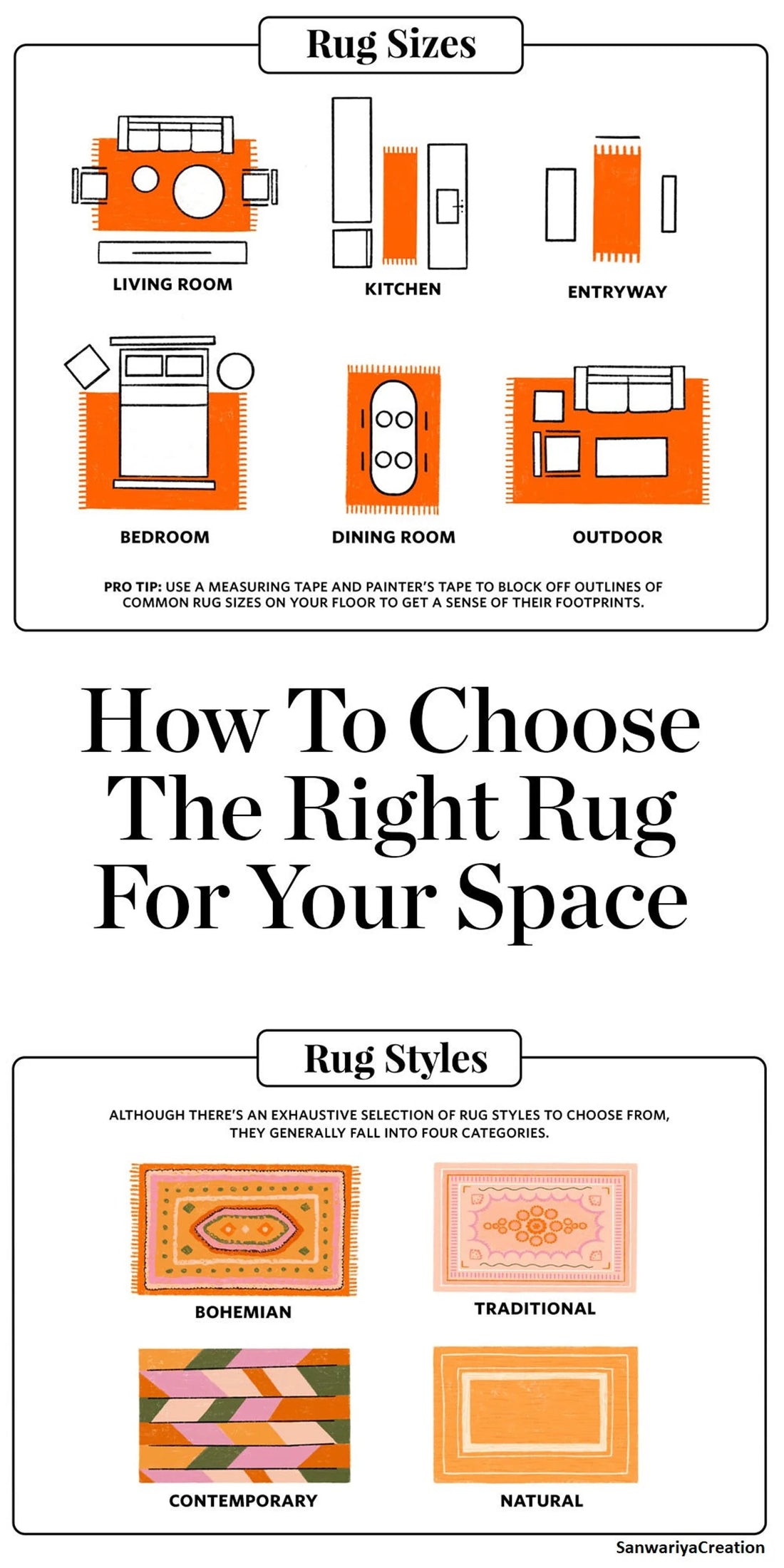 Black and Off White Hemp Jute Runner Rug – Bohemian Hallway Runner