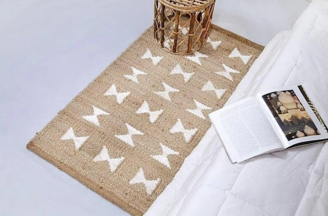 Natural Jute Runner Rug – Hand-Loomed Boho Hemp & Sisal Hallway Runner