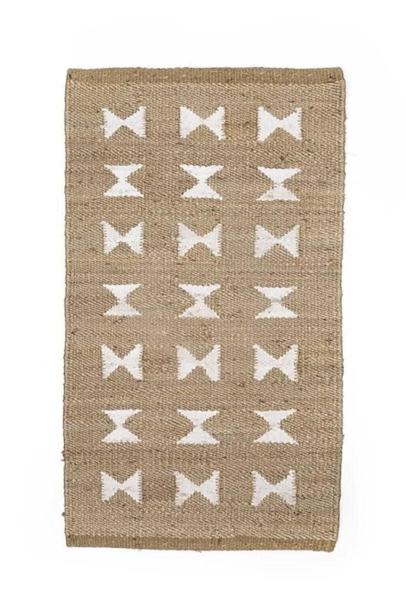 Natural Jute Runner Rug – Hand-Loomed Boho Hemp & Sisal Hallway Runner